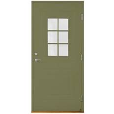Leksandsdörren Helgås Ytterdörr Klarglas S 5020-G70Y V (90x210cm)