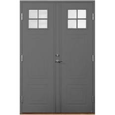 Leksandsdörren Kullsbjörken Ytterdörr Klarglas S 6000-N V (140x210cm)