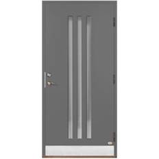 Leksandsdörren Plintsberg Ytterdörr Klarglas S 6000-N V (100x210cm)
