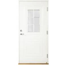 Leksandsdörren Helgås Ytterdörr Klarglas S 0502-Y H (90x200cm)