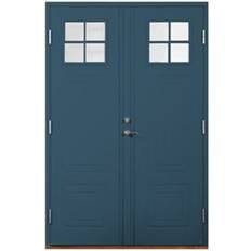 Leksandsdörren Kullsbjörken Ytterdörr Klarglas S 6020-B V (130x210cm)