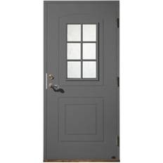 Leksandsdörren Västanvik Ytterdörr Cotswoldglas S 6000-N H (100x210cm)