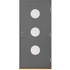 Leksandsdörren Hästberg Ytterdörr Klarglas S 6000-N V (90x200cm)
