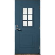 Leksandsdörren Västanvik Ytterdörr Cotswoldglas S 6020-B V (100x200cm)