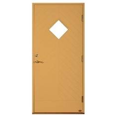 Leksandsdörren Djura Ytterdörr Klarglas S 2040-Y20R V (90x210cm)