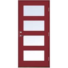 Leksandsdörren Sundnäs Ytterdörr Klarglas S 4050-R H (100x210cm)