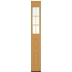Leksandsdörren Granberg Sidoljus Klarglas S 2040-Y20R V (40x200cm)