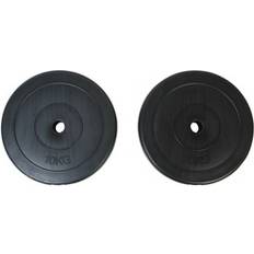 vidaXL Vægtskiver 2x10kg