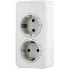 Deltaco Surface-Mounted Rotation Wall Socket