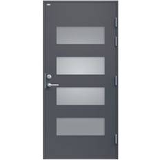 Diplomat Alma Ytterdörr Klarglas S 6502-B V (90x200cm)