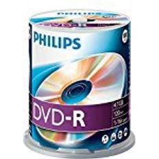 Optiset Tallennusvälineet Philips DM4S6B00F DVD-R x 100 4.7 GB