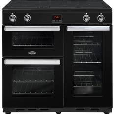 Belling 90cm Induction Cookers Belling Cookcentre 90Ei Black