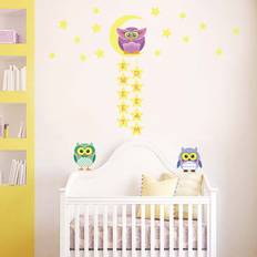 Owl Moon Stars Glow in Dark