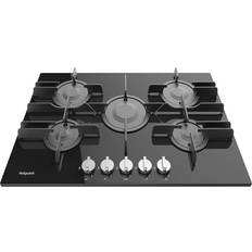 75 cm - Black Hobs Hotpoint FTGHG 751 D/H(BK)