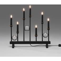 Glas Adventslysestager Konstsmide 2494-710TR Adventslysestage 36cm