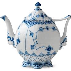 Royal Copenhagen Blue Fluted Full Lace Tekanna 1L