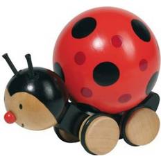 Schiebespielzeuge Goki Push Along Animal Ladybird Filie