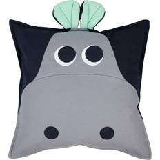 Svarta Kuddar Barnrum Svanhilde Elsa Hippo Cushion 35x35cm