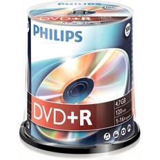 Optischer Speicher Philips DVD+R 4.7GB 16x Spindel 100-Pack