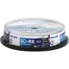 -RE - Blu-ray Optisk lagring Philips BD-RE 25GB 2x Spindle 10-Pack