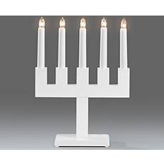 Konstsmide elljusstake vit Konstsmide Elljusstake 2558 Adventsljusstake 22.5cm