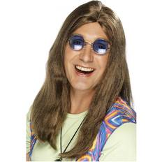 Smiffys Neil Hippy Wig Brown