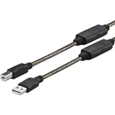 Usb kabel 20 m VivoLink USB A - USB B 2.0 20m