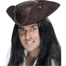 Smiffys Pirate Tricorn Hat Brown