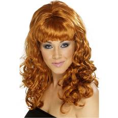 Women Wigs Fancy Dress Smiffys Beehive Beauty Wig Aubern