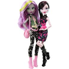 Monster High Dolls & Doll Houses Mattel Monster High Moanica D'Kay & Draculaura Monstrous Rivals 2 Pack Dolls