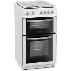 50cm - Black Gas Cookers Montpellier MDG500LW Black, White, Silver