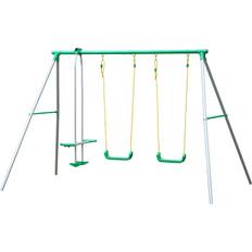 Plum Jupiter Metal Swing Set