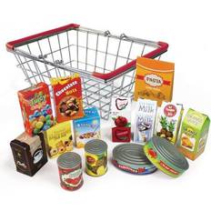 Metaal Voedselspeelgoed Magni imagetoys Shopping basket with food items