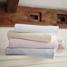 2 Fitted Cotton Interlock Cot Bed Sheets