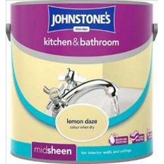 Johnstones Yellow Paint Johnstones Kitchen & Bathroom Wall Paint, Ceiling Paint Yellow 2.5L