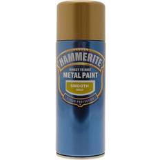 Hammerite Direct to Rust Smooth Effect Pintura para Metales Oro 0.4L