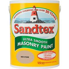 Sandtex Microseal Smooth Masonry Concrete Paint Mid Stone 5L