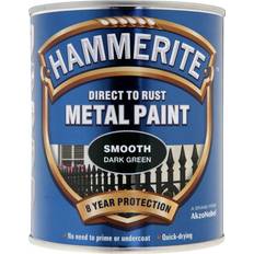 Hammerite Direct to Rust Smooth Effect Metalmaling Grøn 0.75L