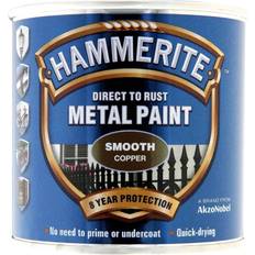 Hammerite Gold Paint Hammerite Direct to Rust Smooth Effect Metal Paint Gold 0.25L