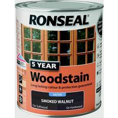 Ronseal Brown Paint Ronseal 5 Year Woodstain Brown 0.75L