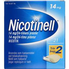 Nikotinlægemidler - Nikotinplaster Håndkøbsmedicin Nicotinell 14mg Step 2 21 stk Plaster