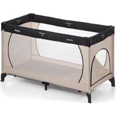 Cunas de viaje Hauck Dream N Play Plus Parque Infantil Bebe Plegable, Cuna de Viaje Bebe desde el Nacimiento hasta 15 kg, Bolsa de Transporte, 120 x 60 cm Beige