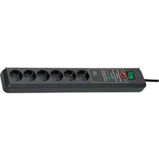 Brennenstuhl Surge Protectors Brennenstuhl Secure-Tec 19.500A 1159540376 6-way 3m