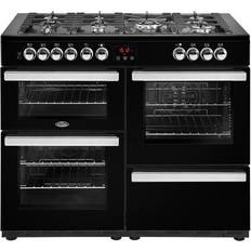 110cm - Convection/ Fan Oven Gas Cookers Belling Cookcentre 110DF Black