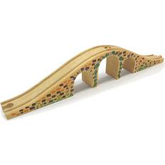 Wooden Toys Train Accessories Bigjigs Three Arch Bridge