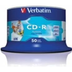 CD-R 700MB 52x Spindle 50-Pack Wide Inkjet