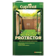 Cuprinol Brown Paint Cuprinol Shed & Fence Protector Wood Protection Acorn Brown 5L