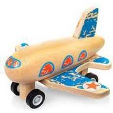 Wooden Toys Toy Airplanes TOBAR Pull Back Aeroplanes