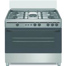 90 cm Gasherde Vitrokitchen CB9060IN Edelstahl