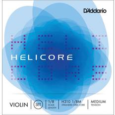 H310 D'Addario H310 1/8M Jeu de cordes violon Helicore, manche 1/8, Medium